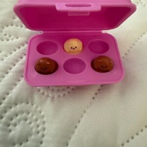 Gabby’s Dollhouse figures. 3 mini cats in egg carton. Replacement toy